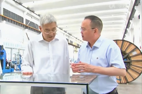 江西省委书记尹弘到奇发28官网电缆（江西）调研